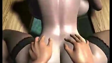 3D Hentai Teacher with big milk tits