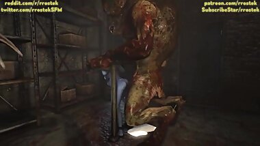 3D Demons brutal fucking Female Shepard and Liara from Mass Effect 3