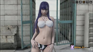 Hinata Hyuga sex at the pool