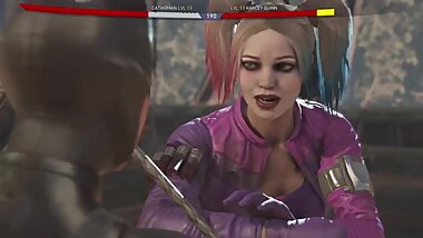 Catfight - Catwoman vs Harley Quinn