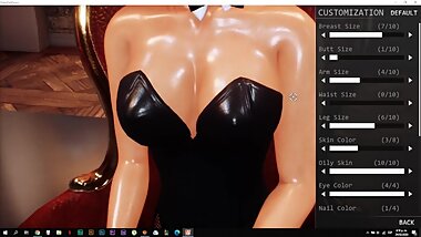 Virtually penetrated doll and  I cum inside my pussy