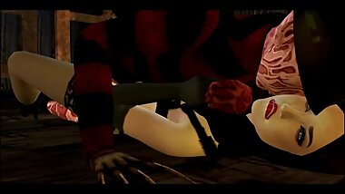 Sims 4 - A Nightmare on Elm Street: Freddy makes Sasha Grey his bitch