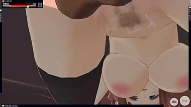 CM3D2 hentai bigboob maid3 titty fuck  cowgirl position