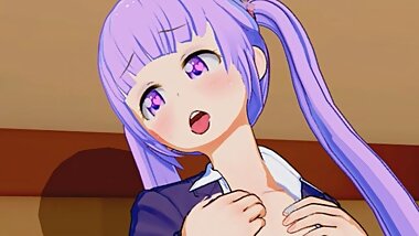 New Game! - Barely Legal Aoba Suzukaze 3D Hentai