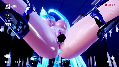 [MMD] R-18 Knights Miku - Basshunter