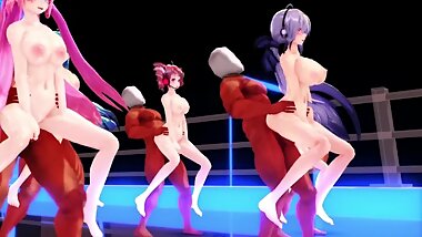 Sex Dance Busty Group