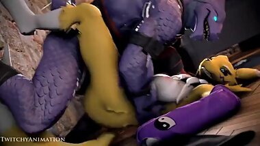 renamon + dragon