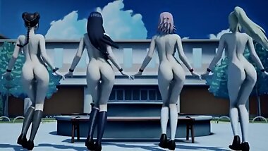 [MMD] R-18 Naruto Girls - Ghost Dance