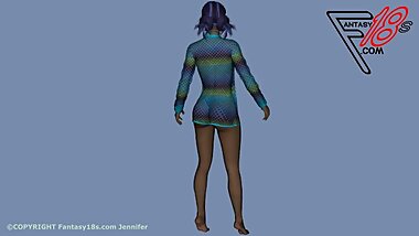 Jennifer 18 Year Old 3D Teen Female Galleries At www.Fantasy18s.com