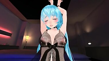 [MMD] R-18 wearing Personalidad que usa y percusion MIKU