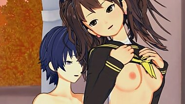 Persona 4 - FUTANARI Naoto Shirogane Fucks Rise Kujikawa