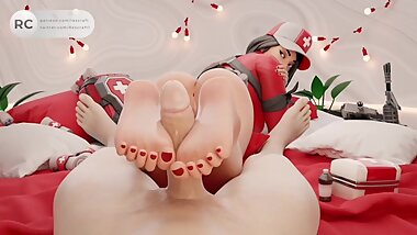Compilation Footjob
