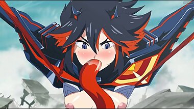 "Kill La Kill" Blowjob scene from "Zone Tan" (edited)