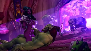 Massive Hot Gangbang of Elves and Orcs World of Warcraft Looped version 3d Anim Sound