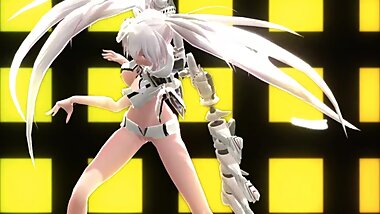 MMD White Rock Shooter - LUVORATORRRRY!