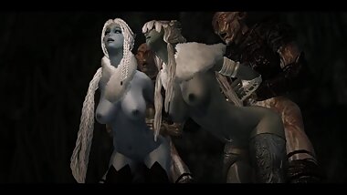 Snow Elf sisters are taken by their fallen Falmer kin.