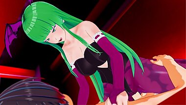 DarkStalkers: Morrigan Aensland SWEET SEX (3D Hentai)