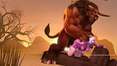 Whorecraft compilation(warcraft xxx parody) (TAUREN, WORGEN)