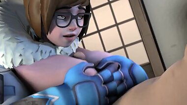Overwatch, Widwomaker, Mei 3d Animation Compilation [10 min + Full HD]