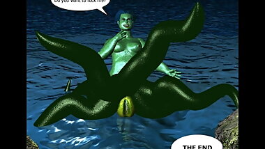3D Comic: Mermaid
