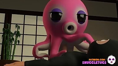 NINJA AND OCTOGIRL OCTOPUS PART 2 HENTAI 3D CARTOON SEX CUMSHOT FACIAL
