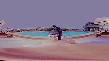 VR Overwatch: Widowmaker blowjob 4k on patreon