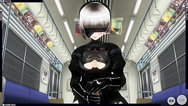 CM3D2 NieR:Automata 2B Femdom Sex