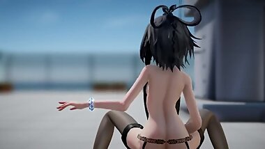 Brunette beauty dancing on the dick - 3d cartoon porn sex game (hentai)