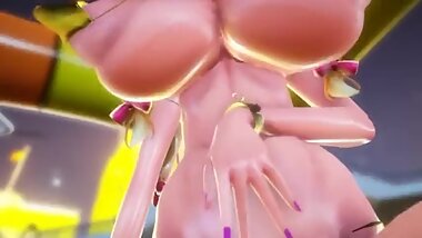 [MMD] R-18 Cake Face - Kasen and Yukari