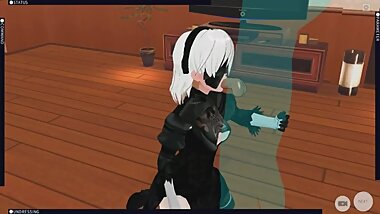 [CM3D2] NIER AUTOMATA HENTAI - 2B GETS FUCKED AND CREMPIED