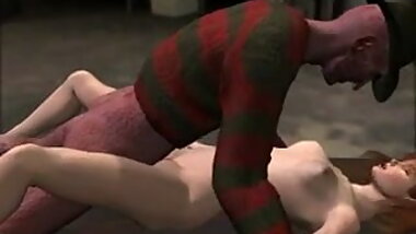 3D Animation: Nightmarish Dream 1
