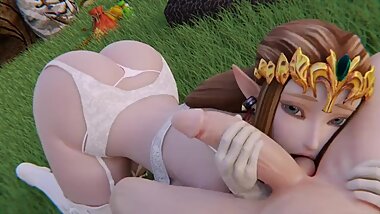 [3D] Zelda: Handjob Of the wild