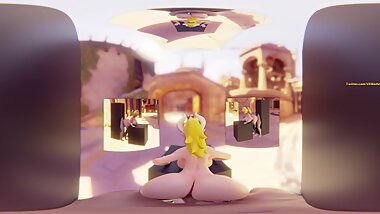 Bowsette doggy style 4K 3D VR 60fps by VRWD