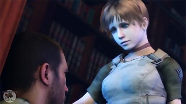 NSFW Resident Evil Rebecca 3D Hentai Animation Good Quality, Long