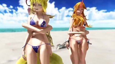 Dance in beach