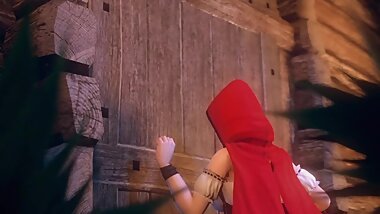 3D animation Mila Little Red Riding Hood