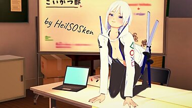 EVENING SEX WITH PS5-CHAN (3D Hentai)