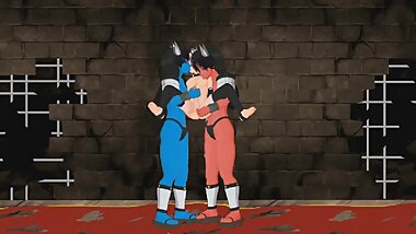 angel vs Oni sisters (Fallen Angel v20)