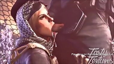 RAINBOW SIX GIRL SUCKED MY BIG DICK [ 3D HENTAI GAME ]