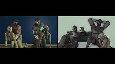 Cassie Cage and Sonya Blade