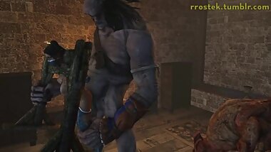3d hardcore monster fuck
