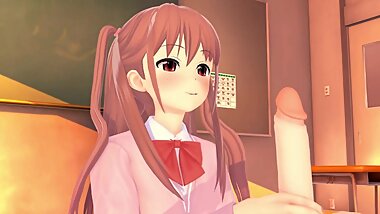 saki Achiga ako 3D HENTAI