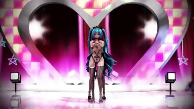 {MMD R-18) Miku and Luka - Womanizer