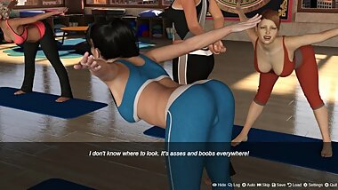 VOYEUR: Yoga Exercise, Room Full Of Sexy Girls-Ep 7