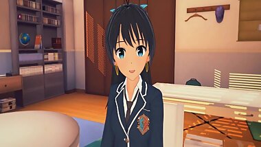 (3D Hentai)(Idolmaster) Sex with Hibiki Ganaha