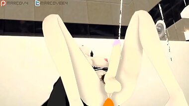 RWBY: Blake Belladonna trains her holes