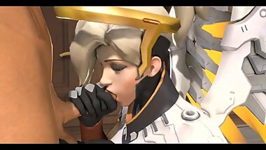 Mercy Good Deep Blowjob Quality Version for long Fap Full HD