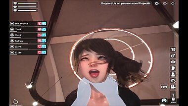 [Fallen Doll 1.31v] Cowgirl in cuffs scene