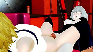 joan of arc and alter 3d hentai