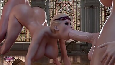Three sluts fucking a lot of futa